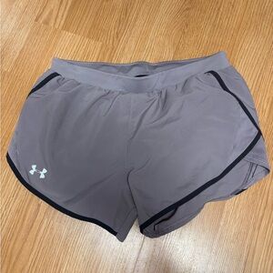 Under Armour Women's Athletic Shorts purple